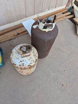 2 Propane tanks