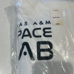 NEW White Texas A&M Space Lab Hoodie - Size L