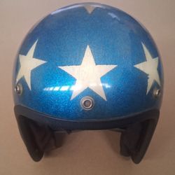 Vintage Classic Stars and Stripes Captain America Easy Rider Chopper Motorcycle Adult Helmet