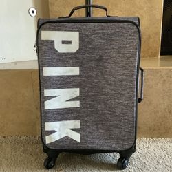 Carry On Victoria’s Secret PINK Rolling Suit Case Travel Bag Suitcase