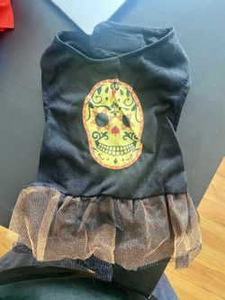 Day Of The Dead Halloween Dog Dress