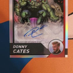 Marvel Autographed Signed Tradeing Card Donny Cates