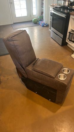 Storage & charging section for Costco fabric power reclining sectional
