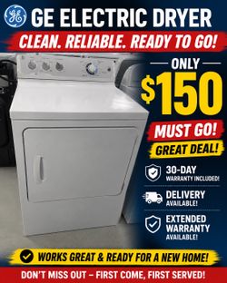 GE Electric Dryer $150