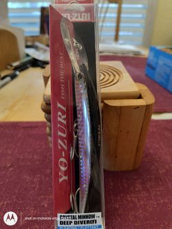 FISHING YO-ZURI DEEP DIVER 20 FT SILVER/ BLACK