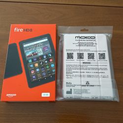 Brand New Fire HD8 + Case