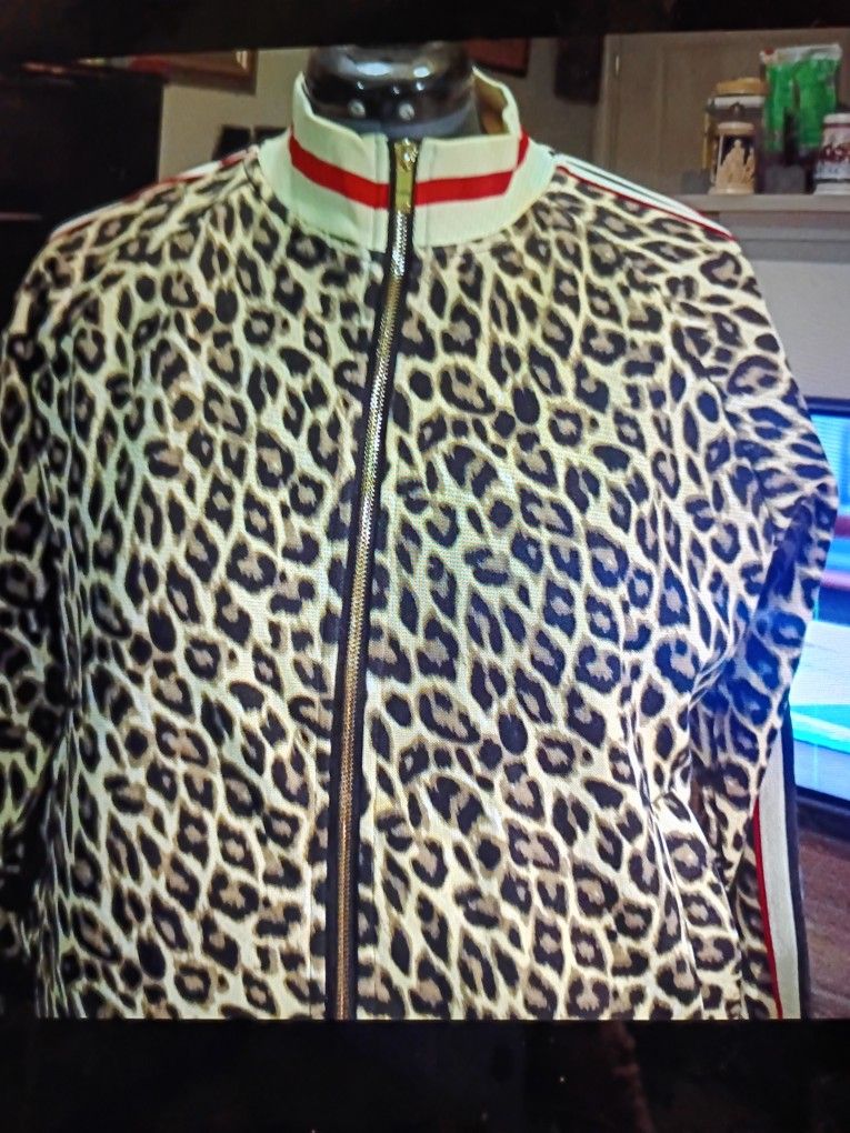 G-STYLE LEOPARD JUMPSUIT MEDIUM