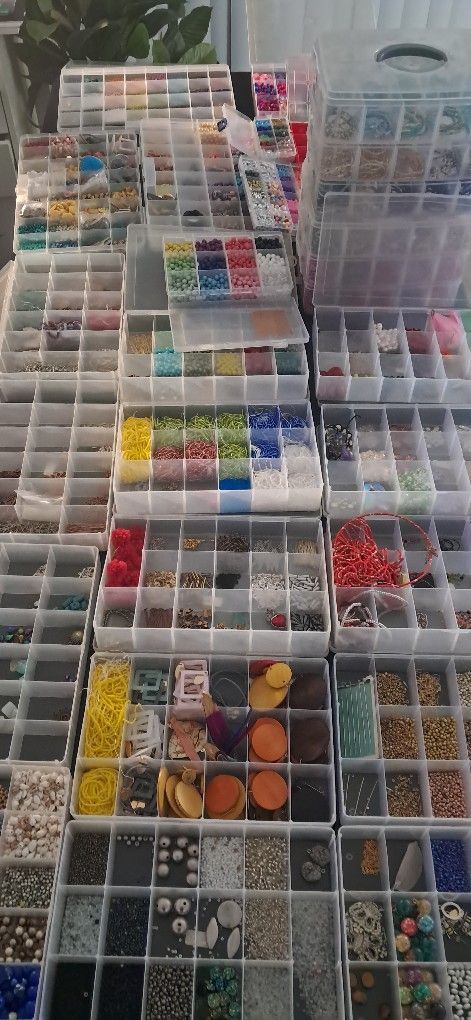 I have crystals, glad beads,pearls, copper, and other $700