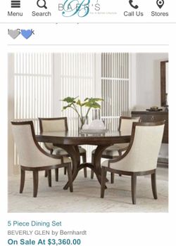 Bernhardt Dining room set