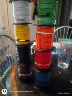 Cable 16 g  8 rolls 100 ft each  2 rolls 10 g 100 ft