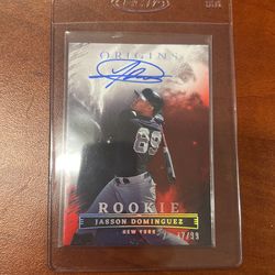 Panini Jasson Dominguez Auto numbered