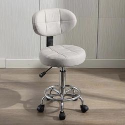 Modern Office Desk Chair Rolling Stool Computer Chair with Low Back Height Adjustable  Work Home Salon Drafting Swivel Task 