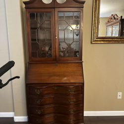 Traditional Mahogany Secretary