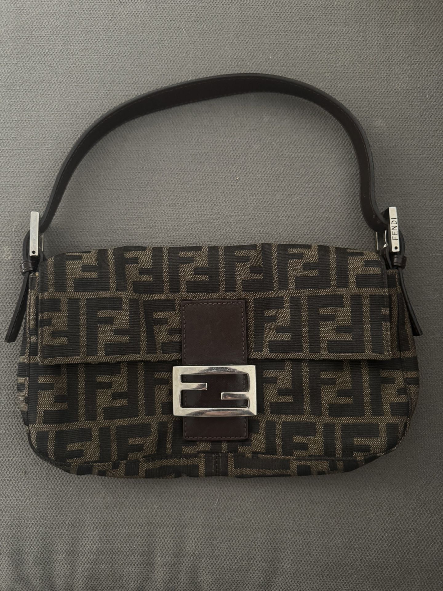 Fendi Zucca Baguette Bag