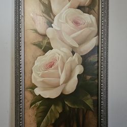 Tall Flower Wall Picture 