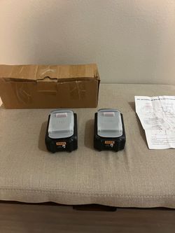 New Waitley 20V Max 6.0Ah Lithium-Ion Batteries (2-Pack), works w/ DeWalt Tool DCB200 DCD DCF DCG