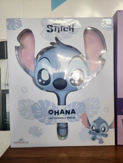 Stitch led hand held mirror