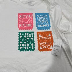 RVCA HOT FUDGE PAPEL PICADO TSHIRT