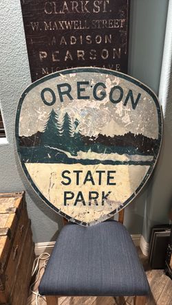 Oregon State Park Metal Sign