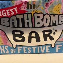 World”s Largest Bath Bomb Bar