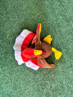 Ty Beanie Baby Turkey Plush with Tag