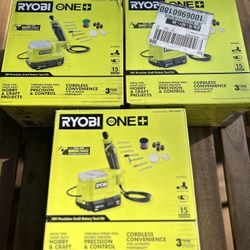 RYOBI ONE+ 18V Cordless Precision Craft Rotary Tool Kit with 2.0 Ah Battery and Charger