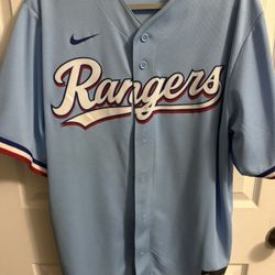 Texas rangers Powder Blue Jersey