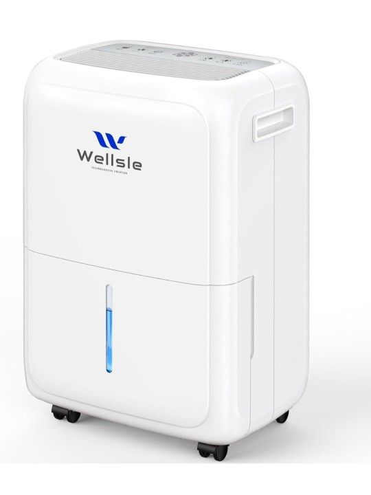 52 Pint Dehumidifier, 2025 Energy Star Dehumidifiers for Home & Basement with Drain Hose, Upgraded 1.59 Gallon Water Tank, Smart Efficient Humidity