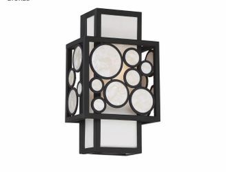 N7751-143 Mosaic Wall Sconce, 1-Light 60 Watts, Oil Rubbed Bronze