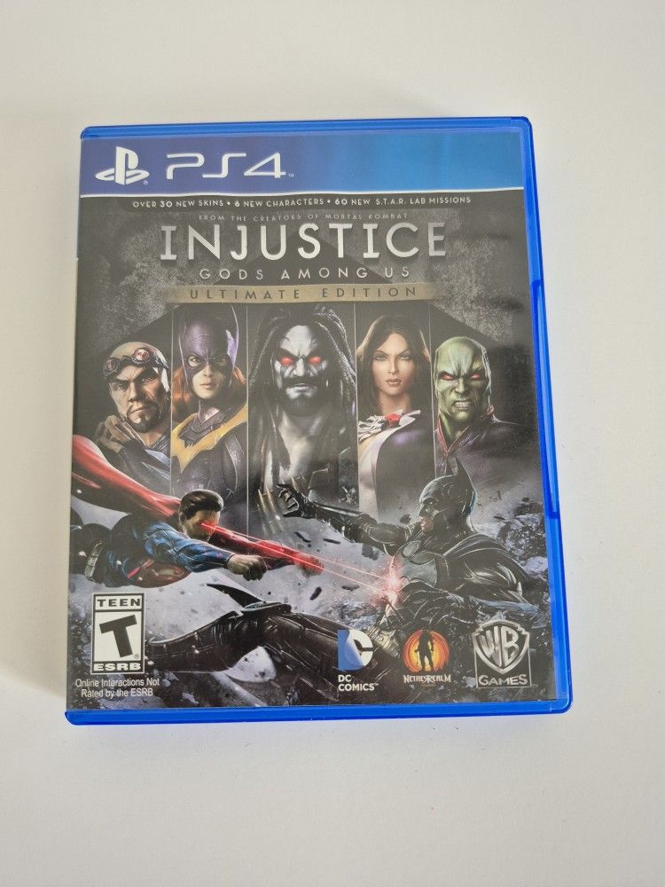 Injustice God's Among Us for Ps4
