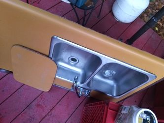 Small Double Wide RV Sink 🌞