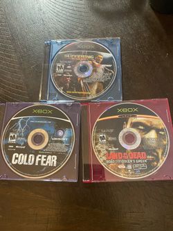 Original Xbox Horror Games Disc only