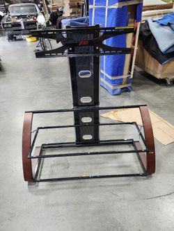 Tv Stand Glass Shelves Included