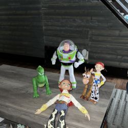 Lot of 5 Disney Pixar Toy Story Posable Dolls Figures