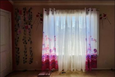 Room Window Curtain, Paris Eiffel Tower
