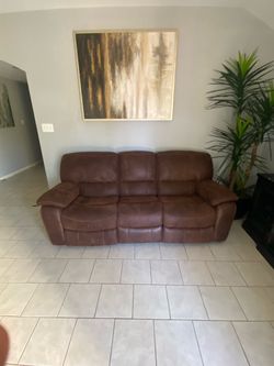 Brown couch