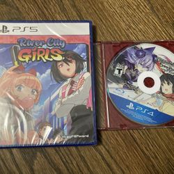 River City Girls + Neptunia Senran Kagura Ninja Wars Ps4 X Ps5 2 Game RPG Action