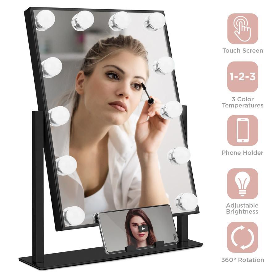 Makeup Vanity Mirror, 12 LED Lights
