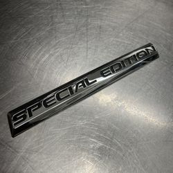 Tsx Special Edition Trunk Emblem 