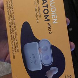 Audien ATOM PRO 2 Wireless Rechargeable OTC Hearing Aid