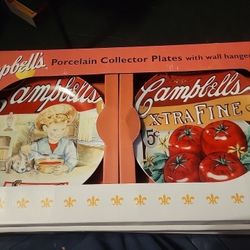Set Of Four Campbells Plates 2004