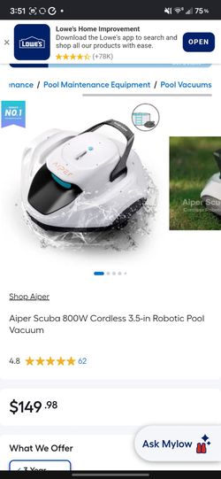 Robotic Pool Vacuum