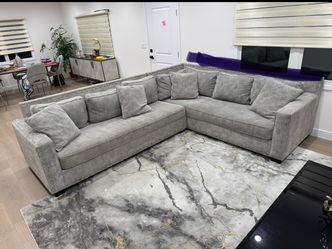 Grey Sectional Couch Sofa