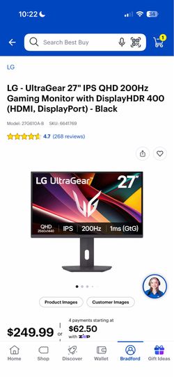 LG Ultra Gear 200 hz gaming monitor