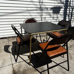 Folding Table And Chairs 