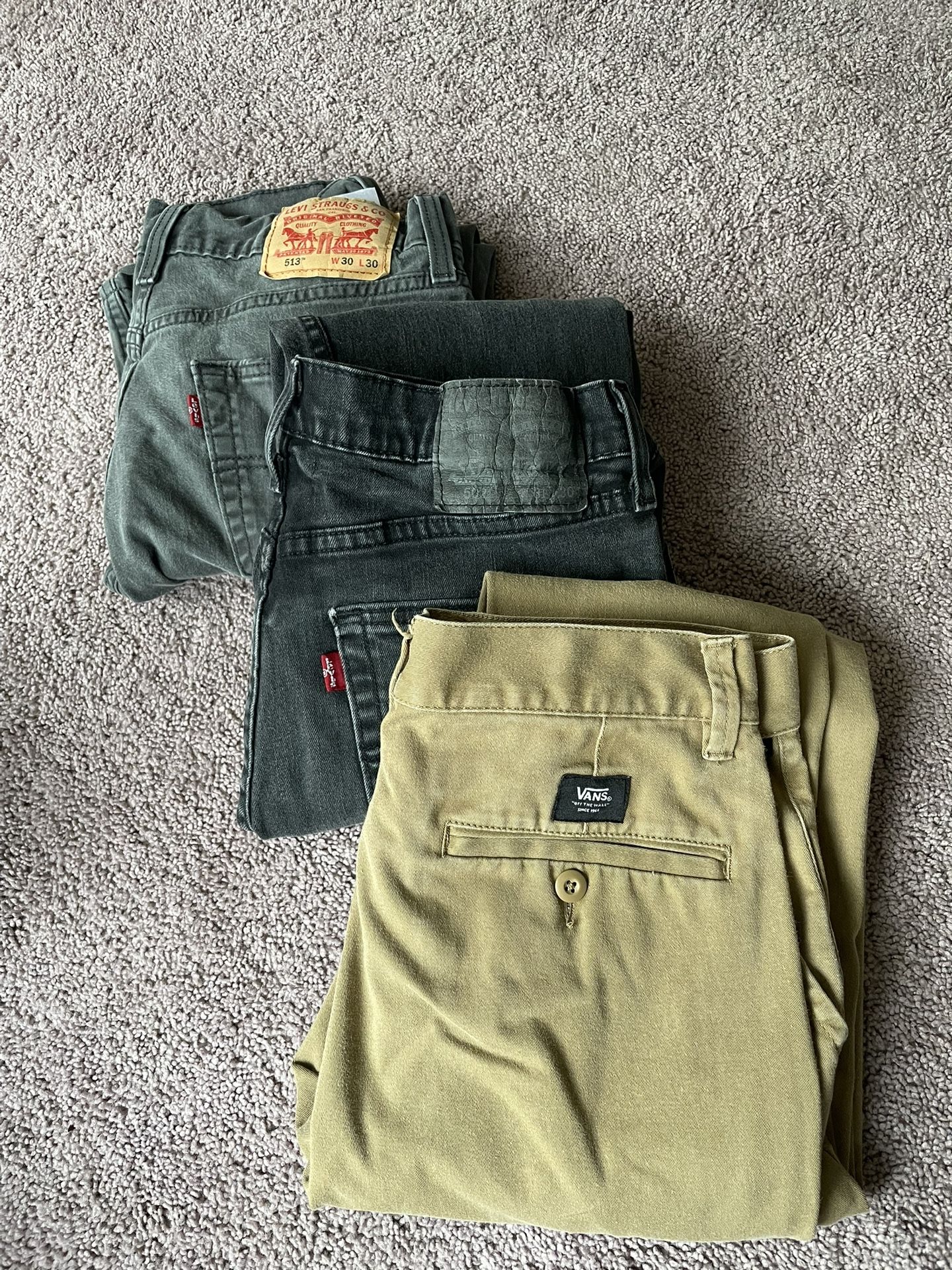 Levi’s And Vans Pants