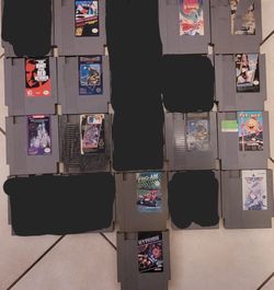 16 NINTENDO NES VIDEO GAMES