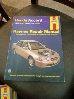 Haynes repair manual Honda