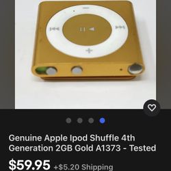 I Pod shuffle 4th Gen