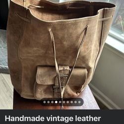 Leather Travel Bag Handmade From Latin America 
